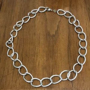 Lane Bryant Silver Toned Big Chain Styled Necklace